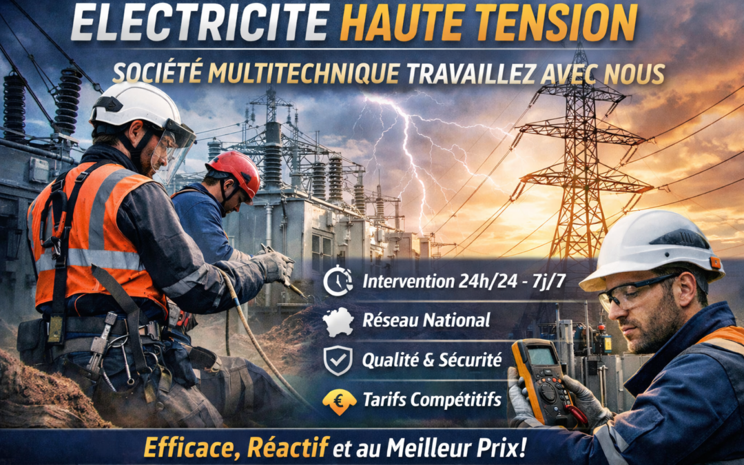Multitechnique en électricité haute tension : pourquoi travailler avec un partenaire expert ?